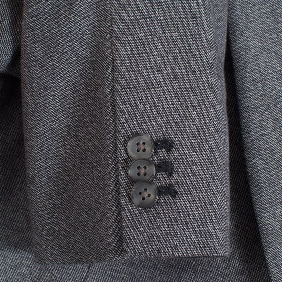 NWT Old Navy Men's Casual Blazer M Gray Cotton Spandex Patch Pockets - Picture 4 of 8